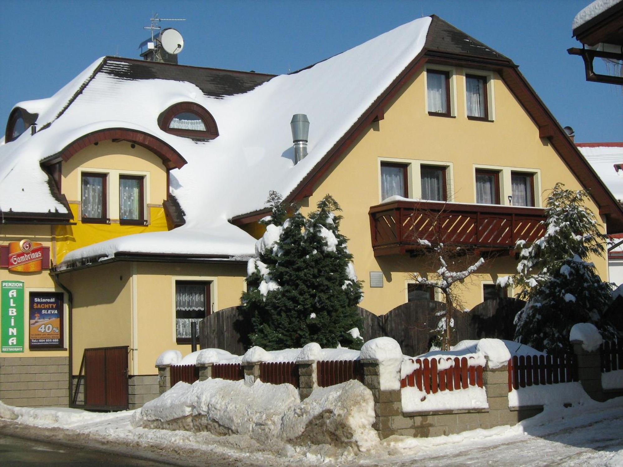 Penzion Albina - Restaurace Vysoké nad Jizerou Dış mekan fotoğraf